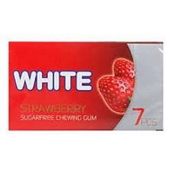 وایت آدامس توت فرنگی 7 عددی